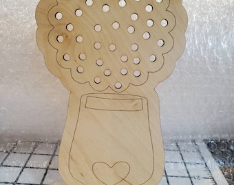 Flower collector l flat vase l dandelion l Reggio l Glowforge