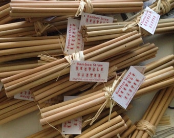 Bamboo straws  re usable wholesale  lot