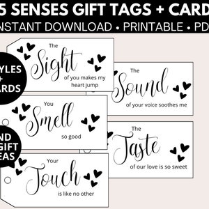 5 senses gift for his birthday . Love this trend #fivesensesgift