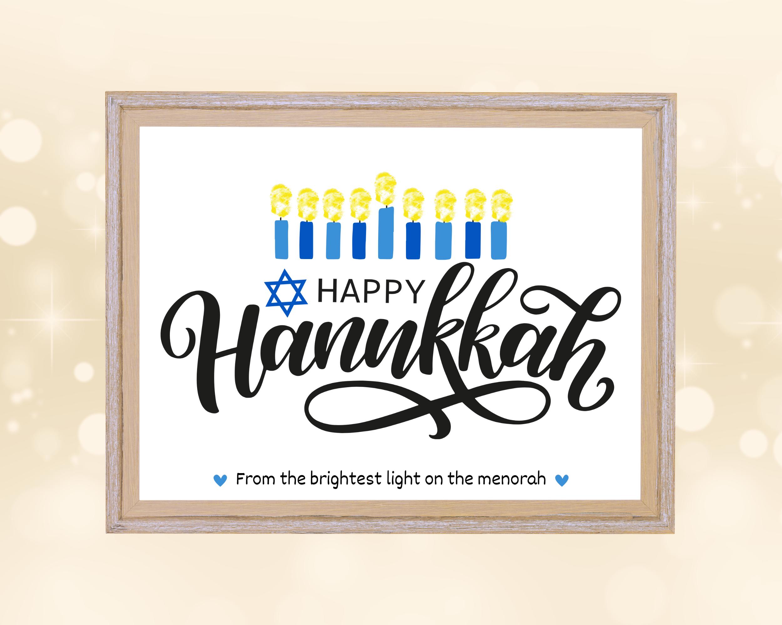 Menorah Handprint Craft Printable, Sunday Hebrew school activity,…