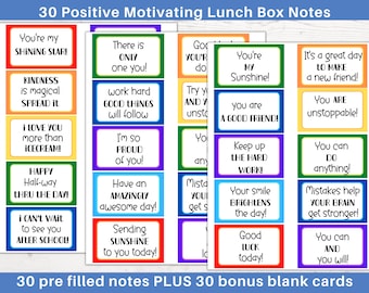 Cute lunch notes for kids, Back to school lunchbox notes, Lunch box cards for kids, Kids love notes, Kids affirmations cards printable