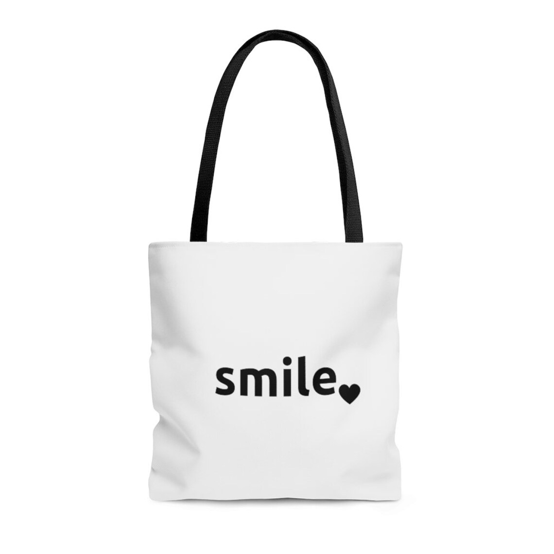 SMILE Tote Bag Etsy