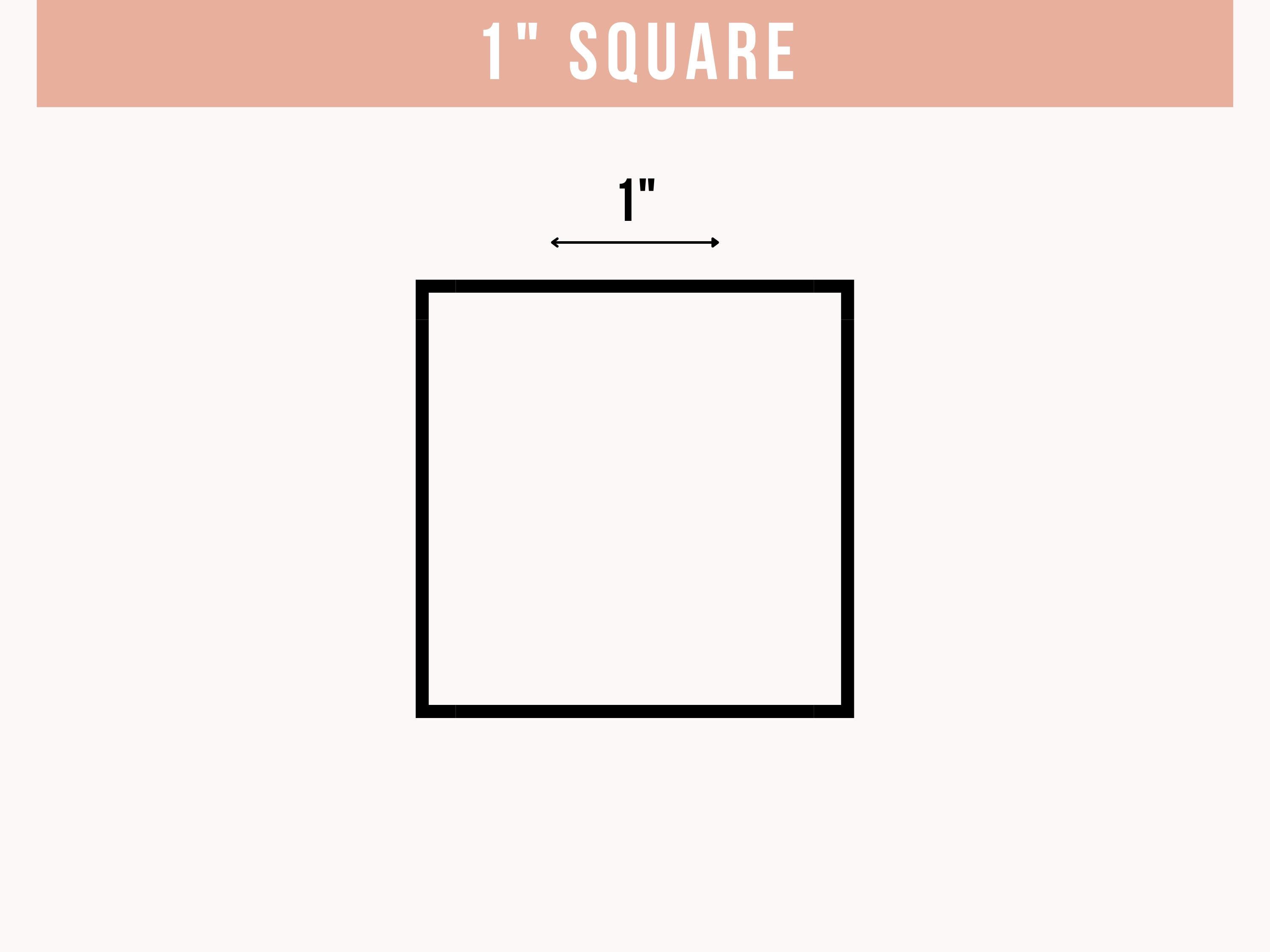 One Inch Color Square English Paper Piecing - 1 Inch Square Choose Package Size - Etsy