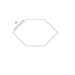 2&quot; Honeycomb For English Paper Piecing | EPP