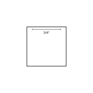 English Paper Piecing - 3/4&quot; Inch Square Choose Package Size