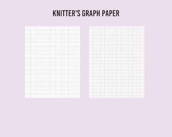 Knitter's Graph Paper