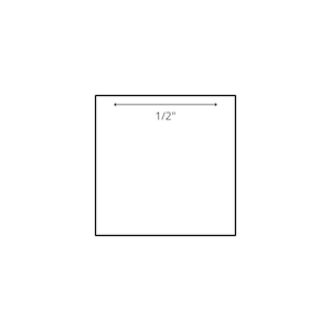 English Paper Piecing - 1/2&quot; Square Choose Package Size