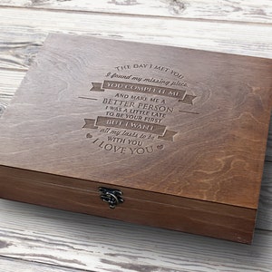 Personalisierte Memory-Box, Memento, benutzerdefinierte Memory-Box, benutzerdefinierte Memory-Box, paar Jahrestagsgeschenk, Geschenk für sie, Geschenk für ihn