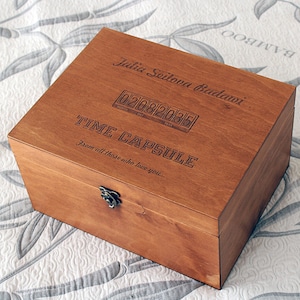 Time Capsule, Baby time capsule box, Personalized Baby memory box, First Birthday Capsule, Baby keepsake box, Custom memory box