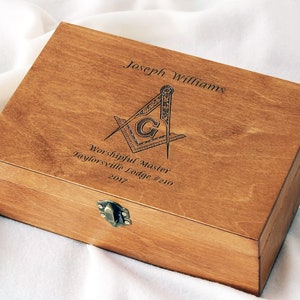 Custom Engraved Logo Box, Personalized Box With Logo, Logo on Wooden Box, Monogrammed Wooden Box