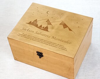 Personalisierte Baby Erinnerungsbox, Erinnerungsbox fürs Erste Geburtstag, Erinnerungsbox für ein Kind, Zeitkapsel