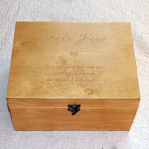 Caja de recuerdo de boda, caja de boda personalizada, caja de recuerdo de boda, caja de tarjeta de boda personalizada, regalo de boda, regalo de aniversario
