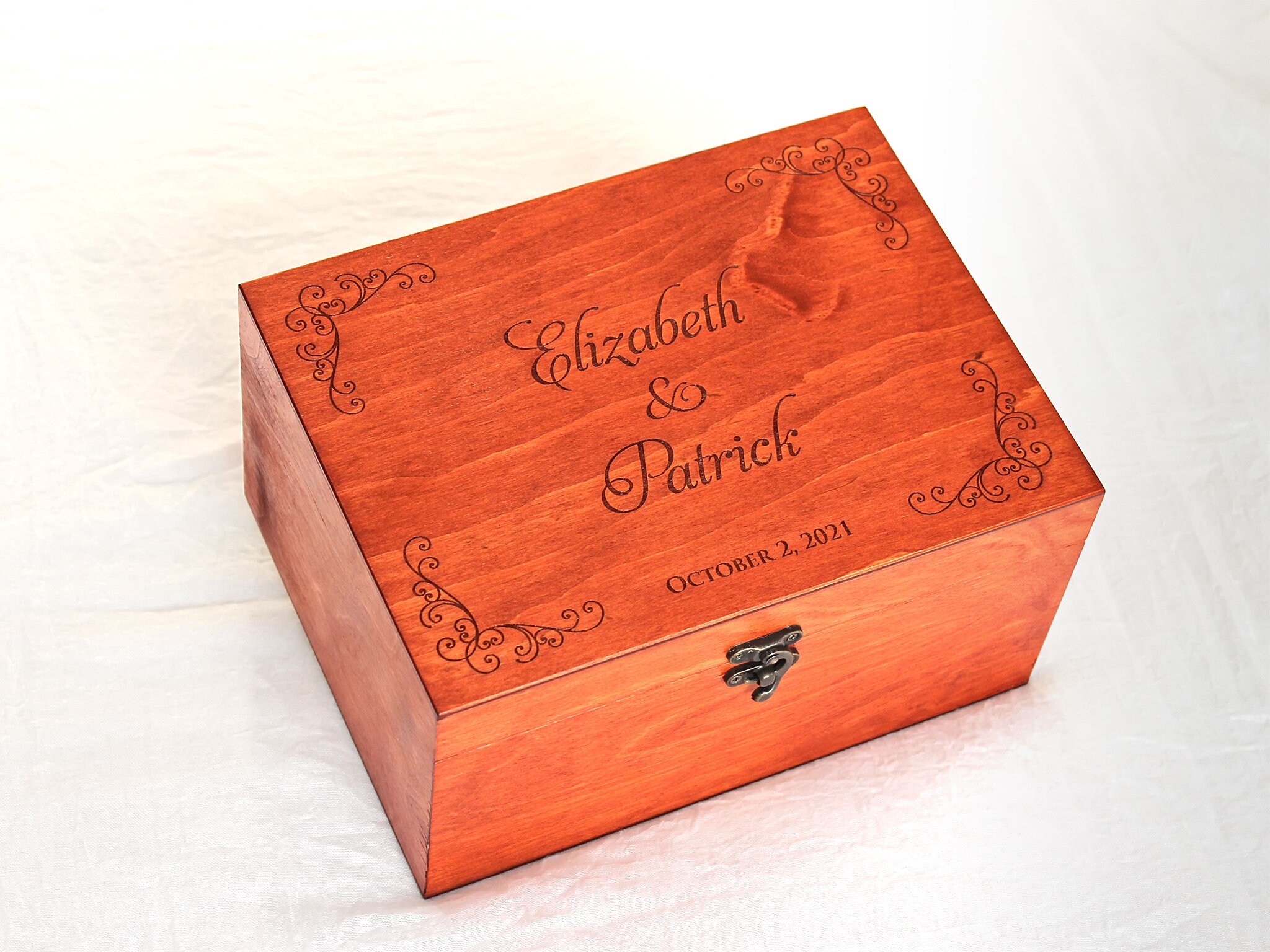 Wedding Keepsake Box Personalized Wedding Memento Box Gift Etsy