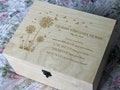 Personalized wooden box with Winnie the Pooh verse, Keepsake baby box - time capsule, Wooden memory box product logo