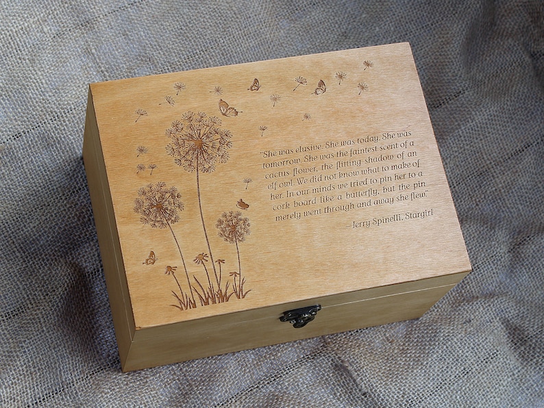Personalized Keepsake Box With Favorite Verse on It Etsy