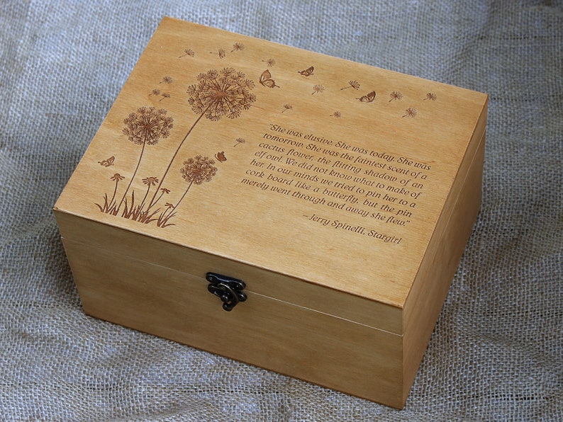 Personalized Keepsake Box With Favorite Verse on It Etsy