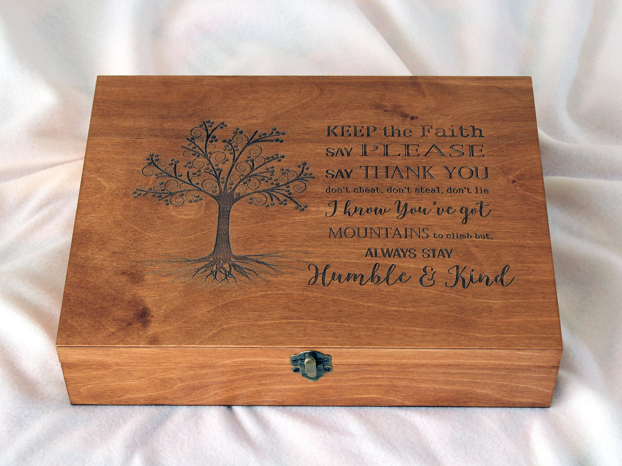 Personalized Memory Box Keepsake Box Custom Quote Memory Etsy