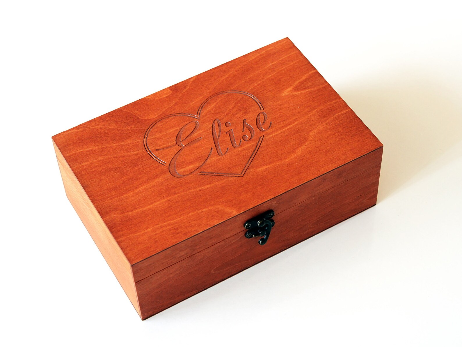 Petite Boîte En Bois Personnalisée Avec Prénom Ou Message - Cadeau Sur-Mesure