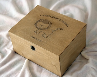 Caja de memoria personalizada para bebés, Cápsula de primer cumpleaños, Caja de recuerdos para bebés, Caja de memoria personalizada, Caja de recuerdos personalizada, Regalo para recién nacidos