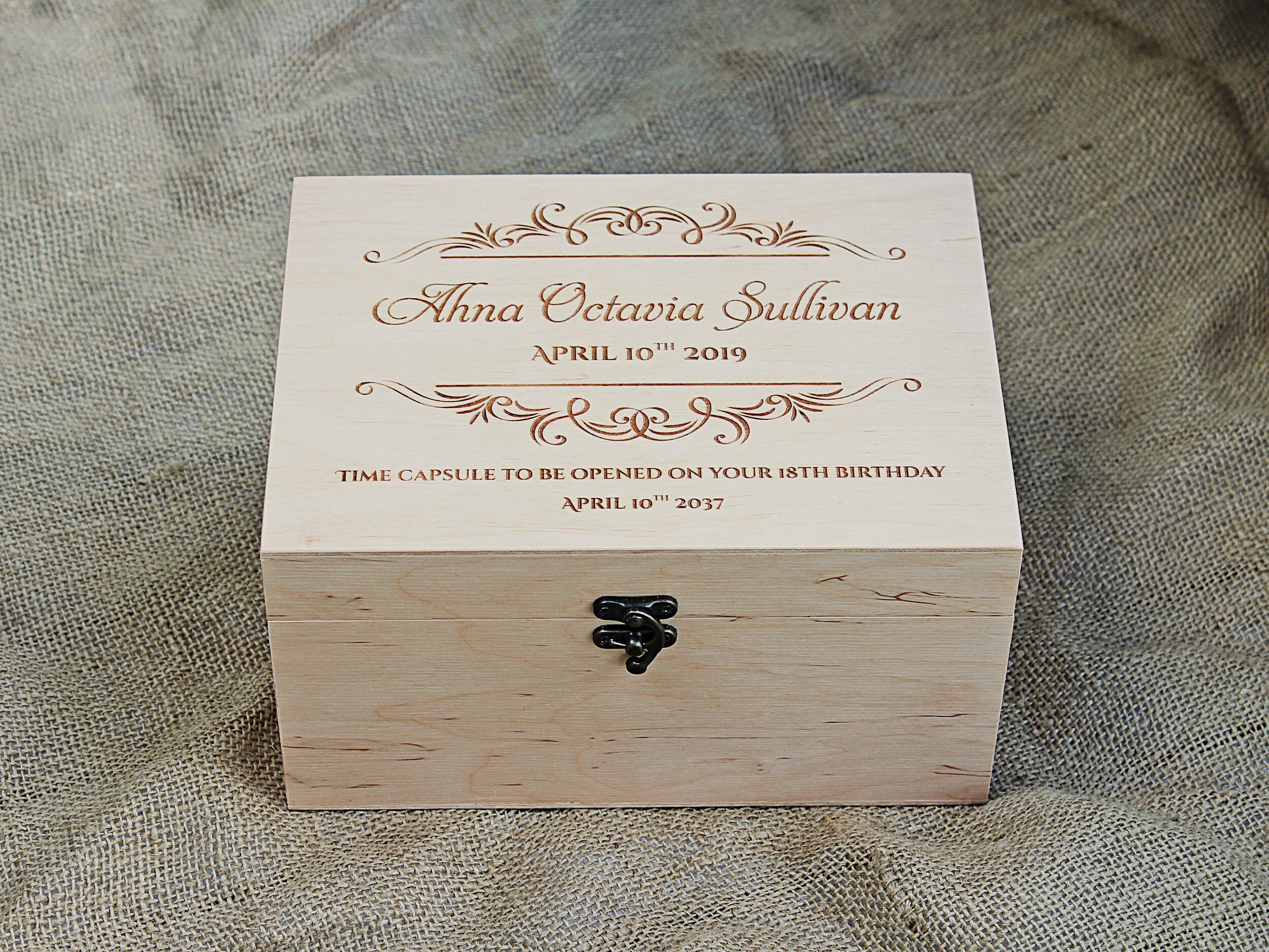 Custom Keepsake Box for a Child Personalized Baby Memory Box - Etsy