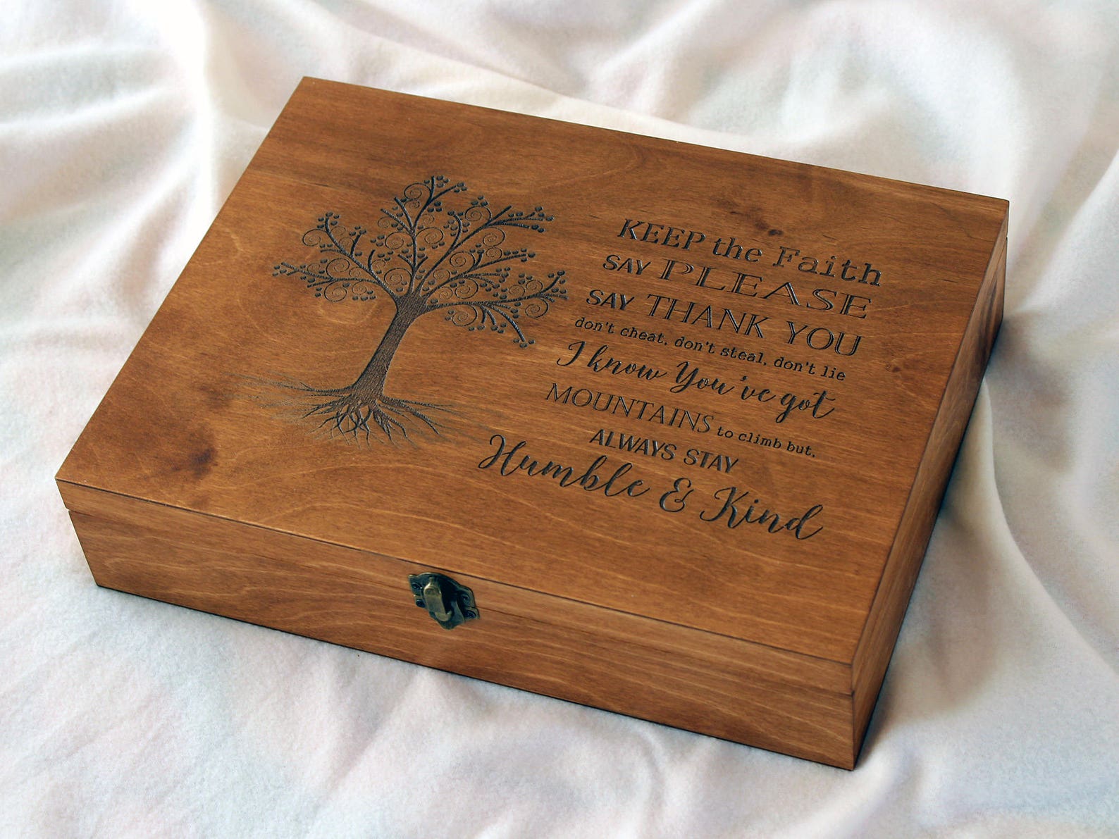 Personalized Memory Box Keepsake Box Custom Quote Memory Etsy