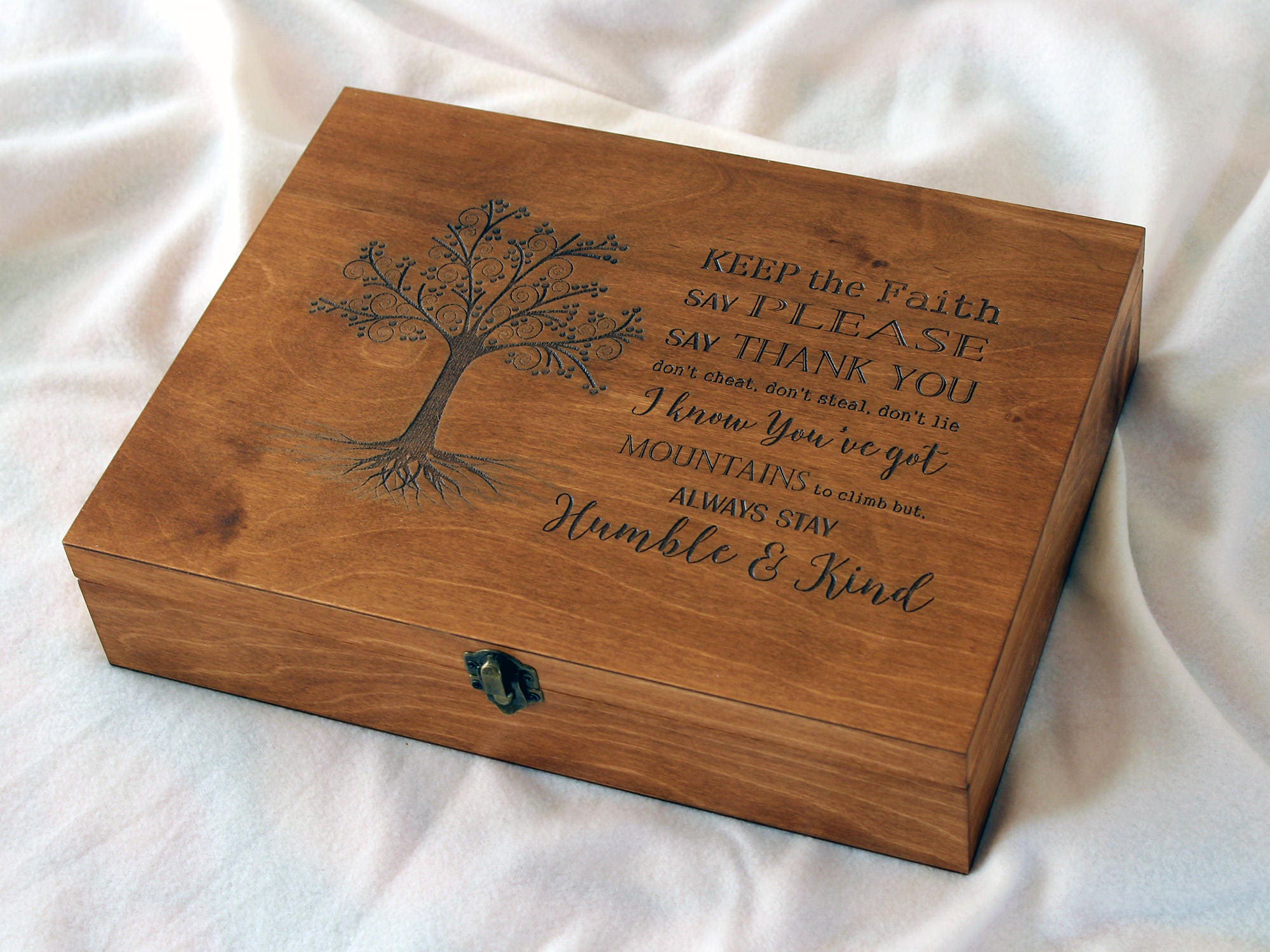 Personalized Memory Box Keepsake Box Custom Quote Memory Etsy Canada