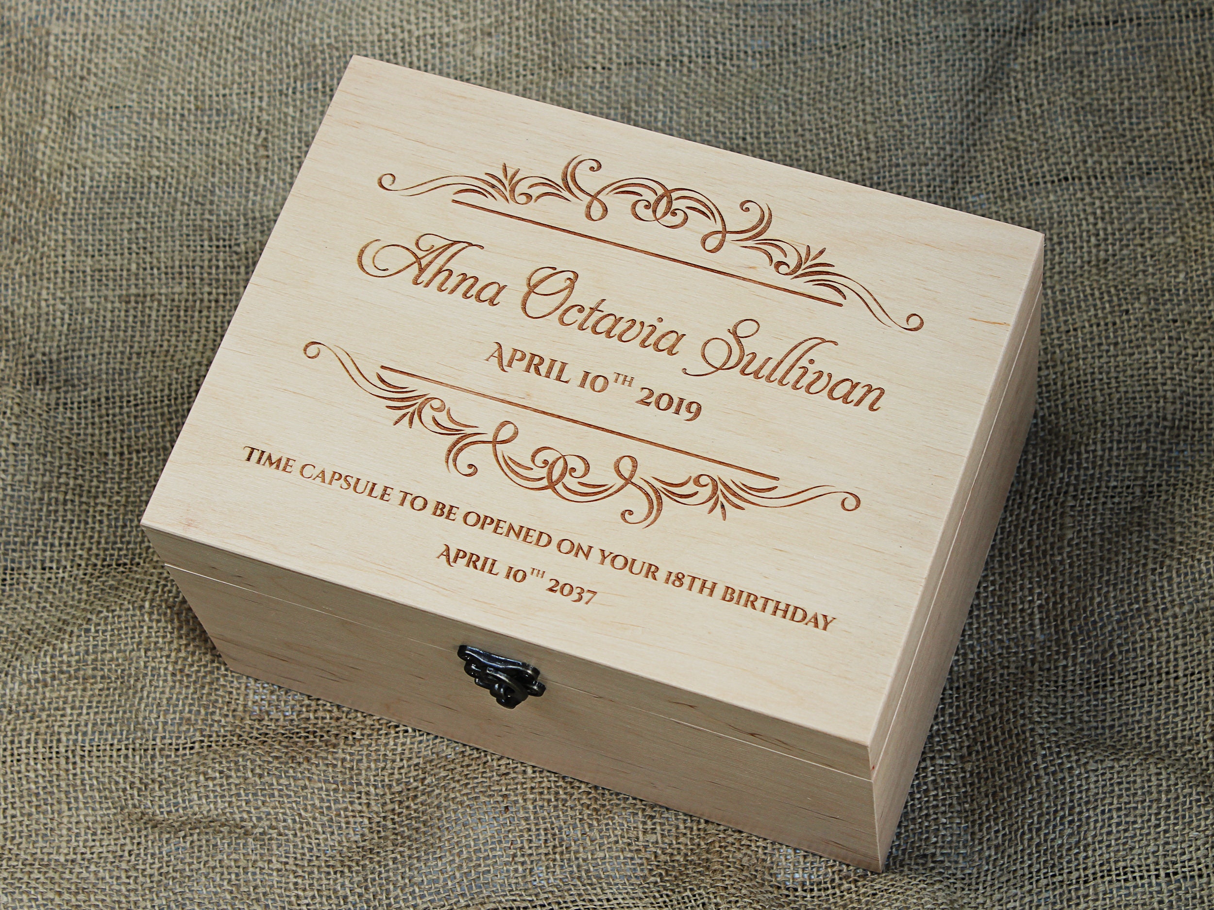 Custom Keepsake Box for a Child Personalized Baby Memory Box - Etsy