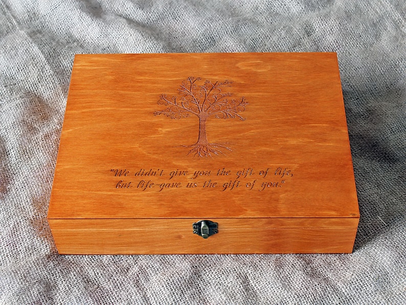 Personalized Memory Box Keepsake Box Custom Quote Memory Etsy