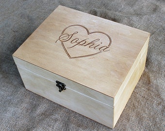 Baby Erinnerungsbox, Personalisierte Erinnerungsbox, Personalisierte Baby Erinnerungsbox, Personalisierte Schmuck Holzbox, Babyzeit Kapselbox