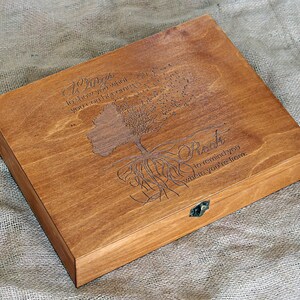 Personalized Memory Box, Keepsake Box, Custom Quote Memory Box, Custom ...