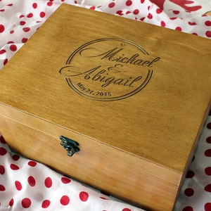 Name Box, Personalized Keepsake Box, Custom Name Memory Box, Personalized Wooden Box, Custom Engraved Box