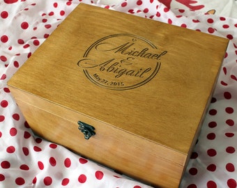 Caja de nombre, caja de keepsake personalizada, caja de memoria de nombre personalizado, caja de madera personalizada, caja grabada personalizada