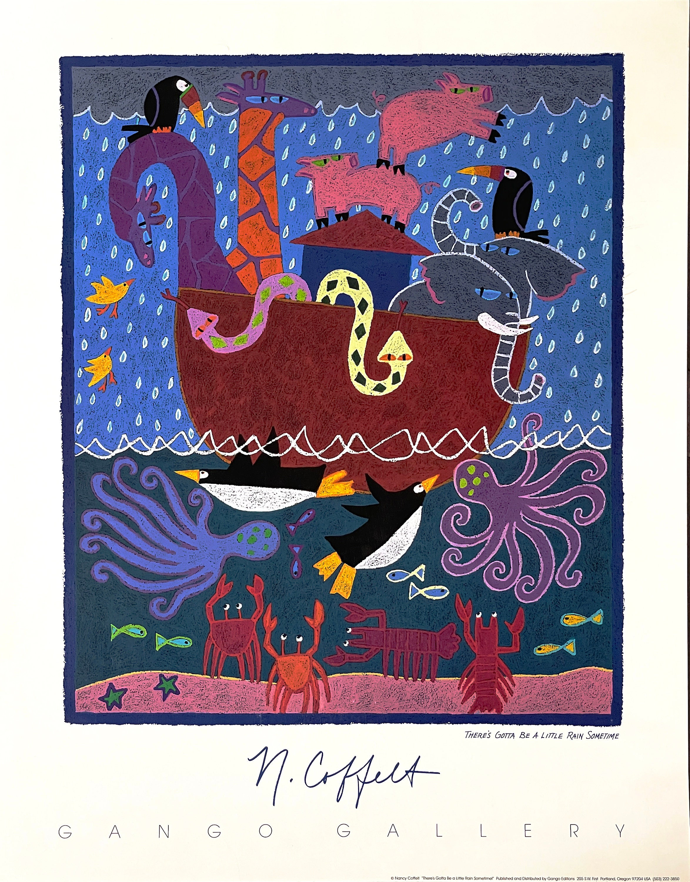 There's Gotta Be a Little Rain Sometimes by Nancy Coffelt - Etsy