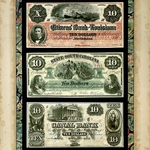 Show Me the Money!!   Vintage Currency Notes # 4