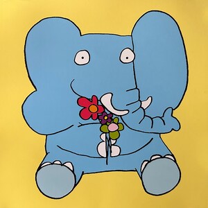 Nellie&#39;s Bloomers de Sarah Naylor - Arte increíble para la habitación de tu hijo - 15,75 x 15,75 pulgadas - Agotado - Stock limitado - ENVÍO GRATIS