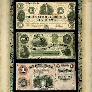 Show Me the Money !!  Vintage Currency Art Print