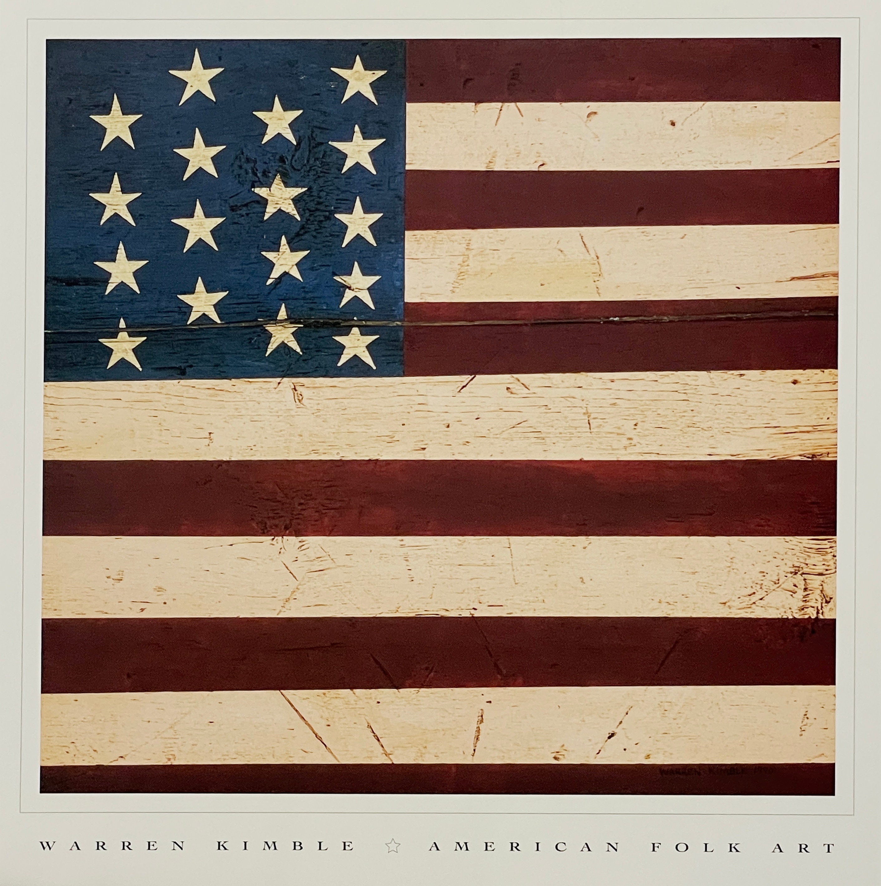 COLONIAL FLAG by Warren Kimble - Etsy