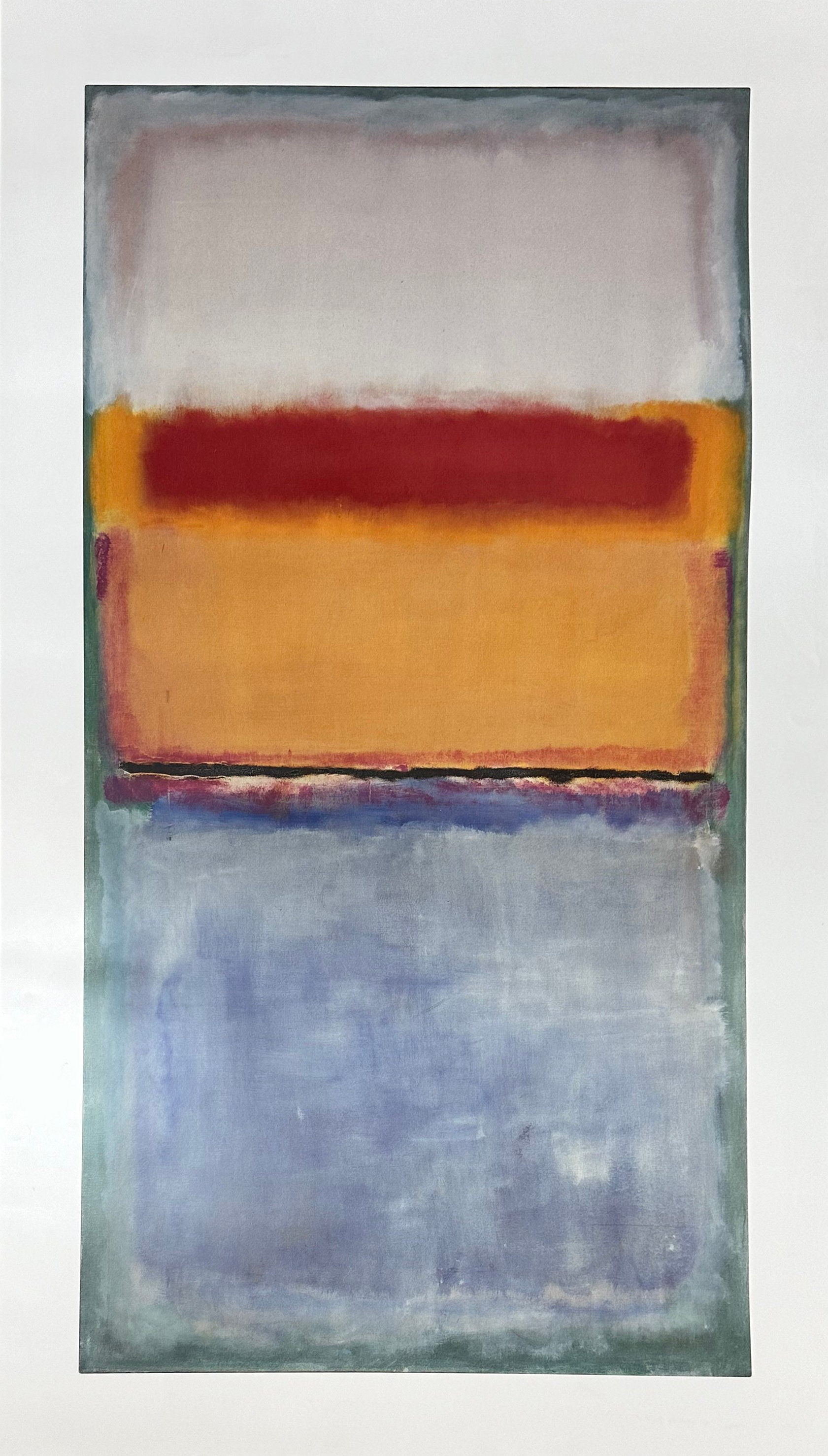 Mark Rothko Rare No. 10, 1952 by Mark Rothko - Rare, Oversize Fine Art Print - FREE ...