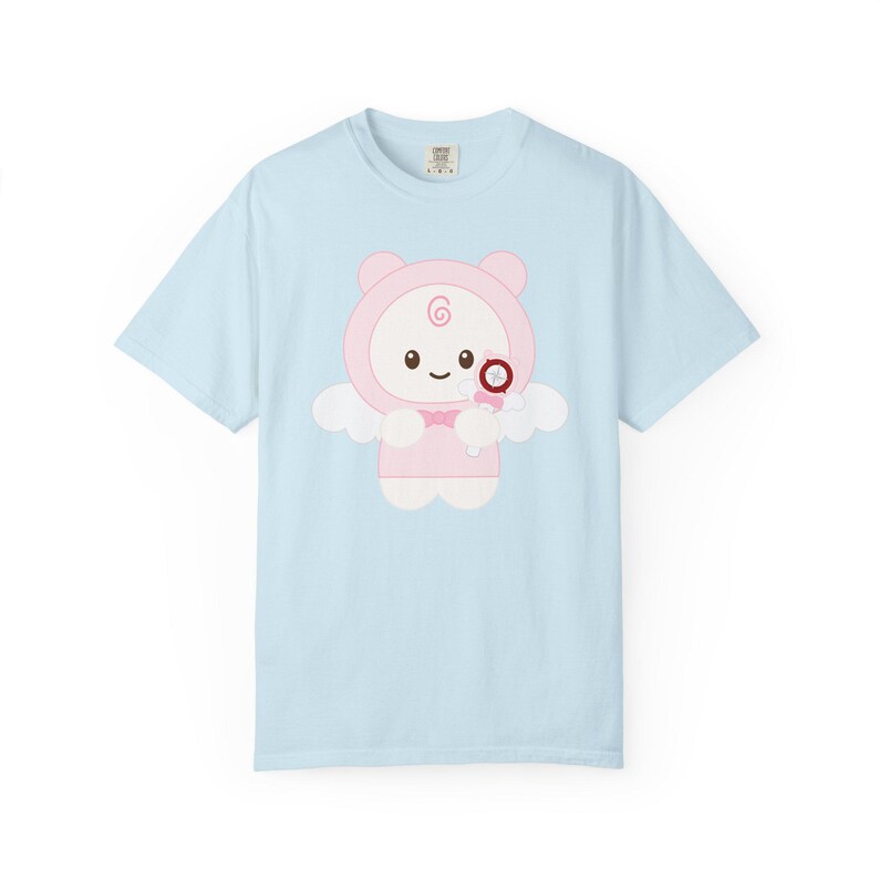 STAY SKZOO Stray Kids T-Shirt, Fandom Chibi Staylight, Pink K-Pop Merch Chambray