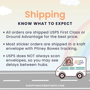 a van driving down a road with a rainbow in the background