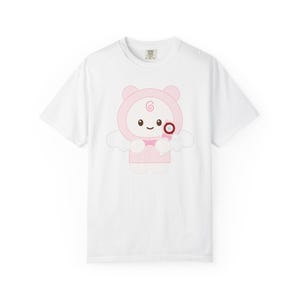 STAY SKZOO Stray Kids T-Shirt, Fandom Chibi Staylight, Pink K-Pop Merch White