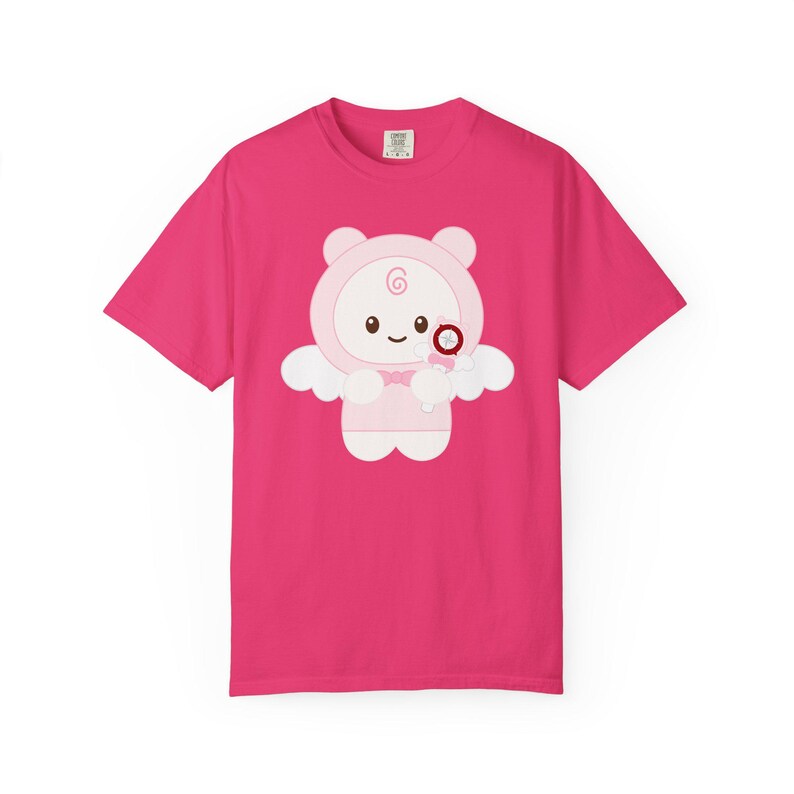 STAY SKZOO Stray Kids T-Shirt, Fandom Chibi Staylight, Pink K-Pop Merch Heliconia