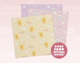 Paño de limpieza para gafas con estampado SKZOO, limpiador de vidrios Stray Kids, artículos de Kpop