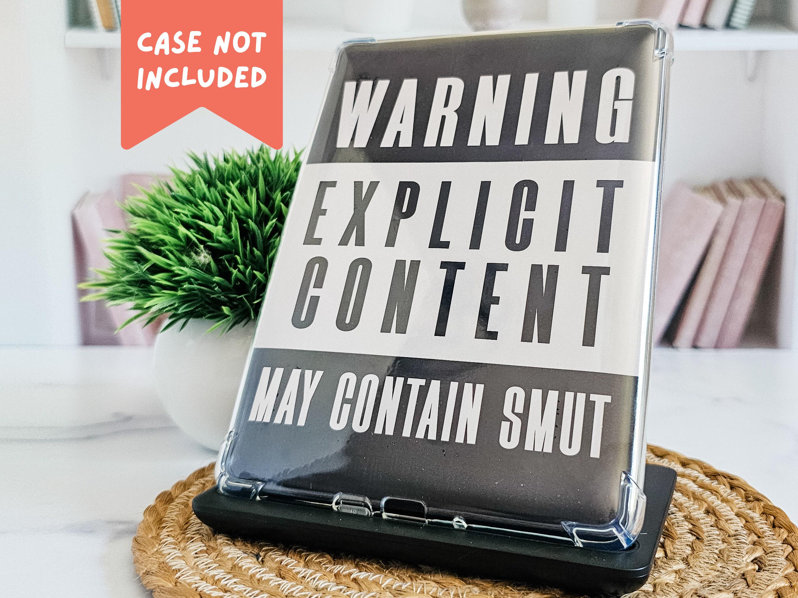 Warning May Contain Smut Case Insert for Kindle Paperwhite 11th Gen ...