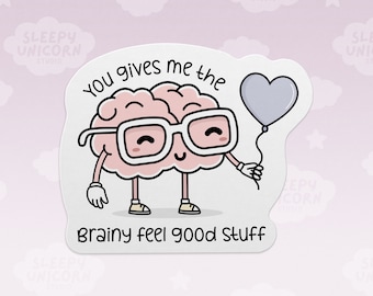 Sticker pour le bien-être : cadeau TDAH neurodivergent pour la Saint-Valentin
