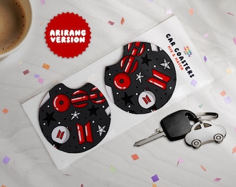 BTS Arirang Car Coasters, Summer Road Trip Accessories, New Driver