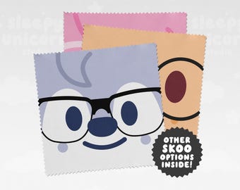 SKZOO Cleaning Cloth for Eyeglasses, Stray Kids Glass Cleaner, Kpop Merch PREORDER