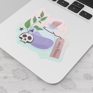 Aqua Tofana Sticker, Your Body My Choice, Feminine Rage, Pro Choice Sticker, Pro Women, Roe V Wade, 4B Movement image 2