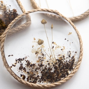 Rustic Irregular EcoPoxy Resin Coasters – Nature-Inspired Home Décor, Perfect Gift for Any Occasion