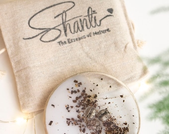 Milky Resin Coffee Bean Coaster: Handmade Home Decor